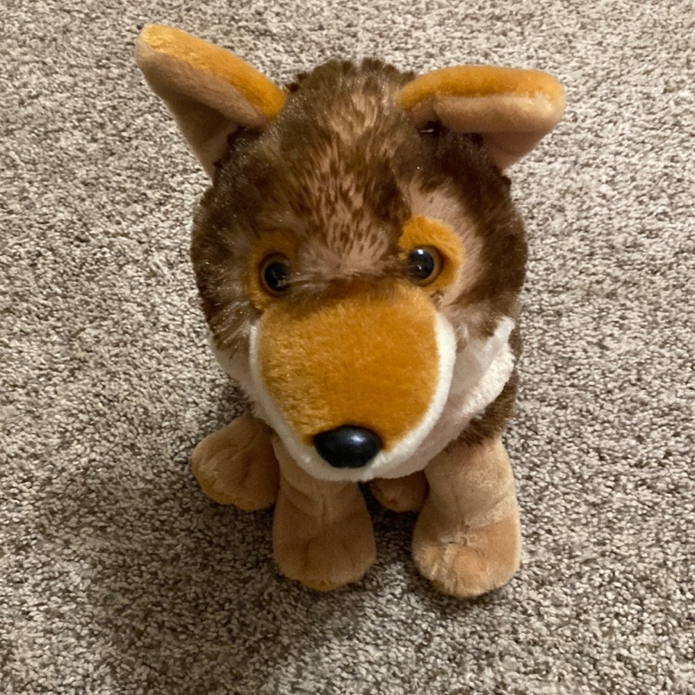 Stuffed wolf